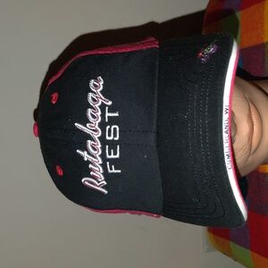 80th Anniversary Rutabaga Festival Embroidered Strap-on Hat Cap